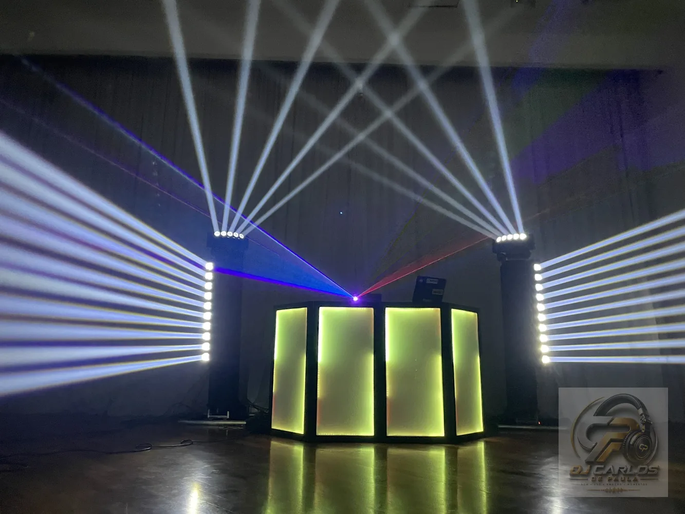 DJ, Som & Iluminação - trabalho real Fort Music Eventos